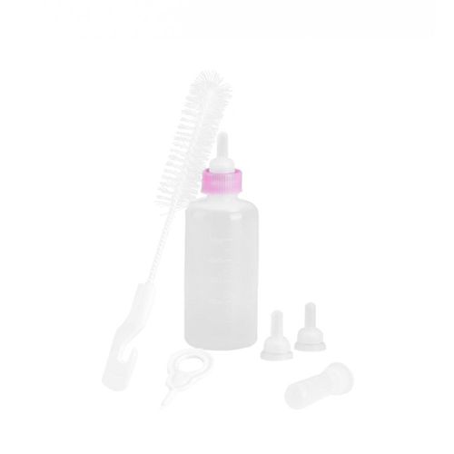 Chaton Biberon Ensemble Avec Brosse De Nettoyage Sucettes Silicone Animal De Compagnie Chien Chat Bébé Soins Infirmiers Eau Lait Mangeoire Fournitures Pour Animaux De Compagnie
