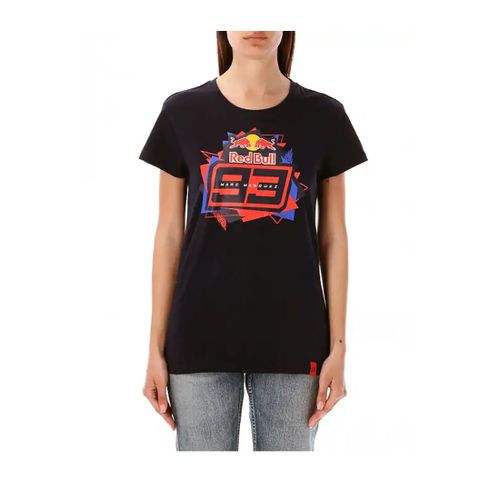 T-Shirt Logo - Rb Marquez Moto Gp Officiel Bleu Femme
