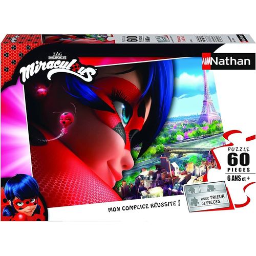 Puzzle Enfants - 60 Pièces - Miraculous Ladybug
