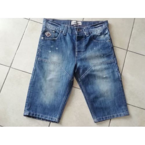 Bermuda En Jean 36 / 38 Ou Ados 15-16 Ans ( Petit W30 ).