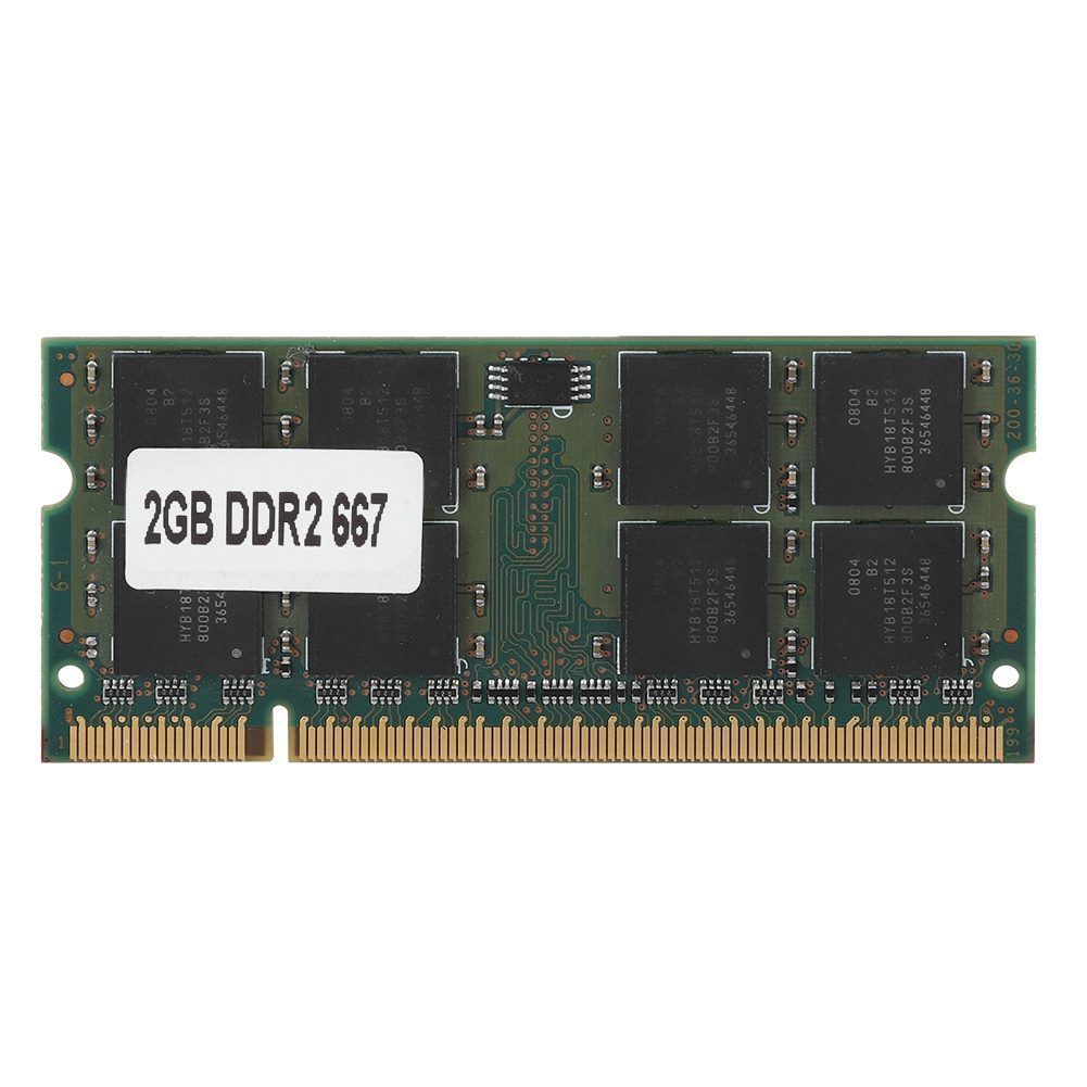 RAM DDR2 2G 667MHZ pour ordinateur portable PC2-5300, mmoir... - 2