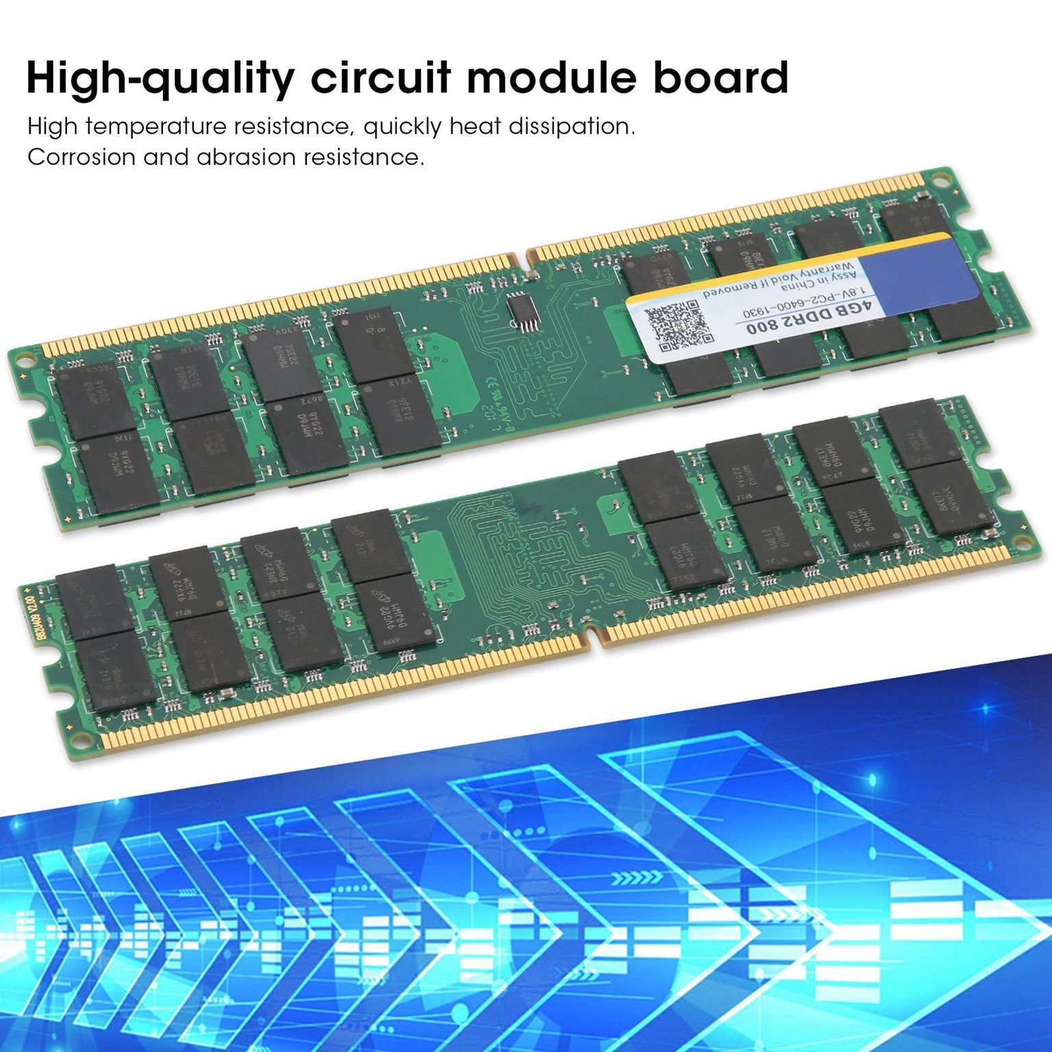Module de barre de mmoire RAM pour ordinateur DDR2, 4 go, 8... - 3