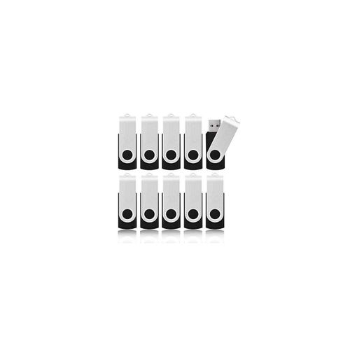 10 pièces 2 Go clés USB USB 2.0 clés USB mémoire bâton pli stockage
