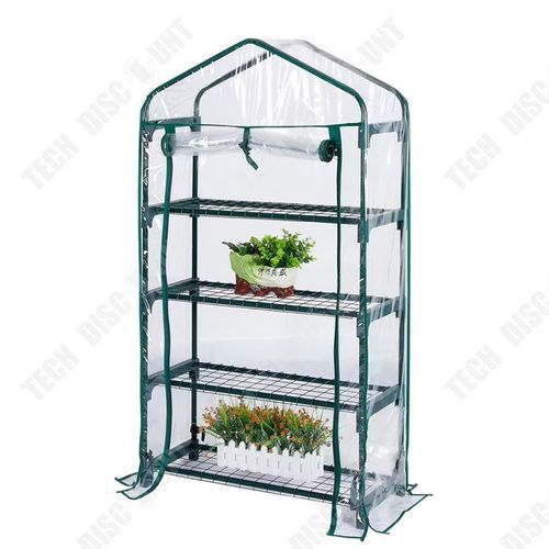 Td Tente De Jardin Pour Serre 69x49x155cm Tente Pour Plantes De Serre Bâche Pvc Pour Serre Serre En Plastique Serre Jardin À 4 Étage