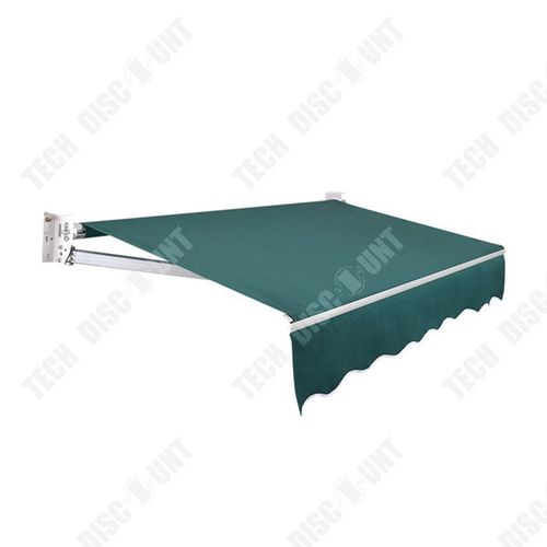 Td Auvent 2 X 1.5m Store Banne Store Banne Manuel Store De Balcon Auvent De Terrasse Avec Manivelle Manuelle Pour Cour Balcon Magasi