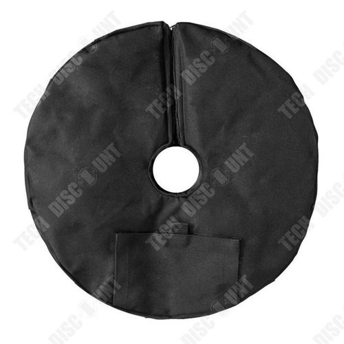 Td Sacs Lestés Pour Parasols De Patio Noir Sac De Sable Pour Parasol Extérieur Rond Sac À Lestage Amovible Sac Sable Fixe Pour Tente