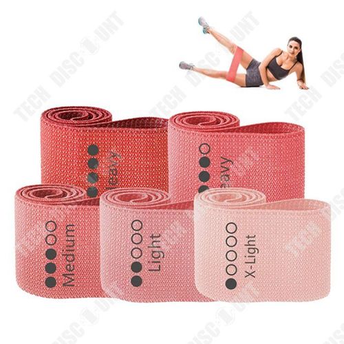 Td Elastique Musculation Lot De 5 Bande Élastique Musculation Elastique Sport Bande De Resistance Musculation Elastique Musculation