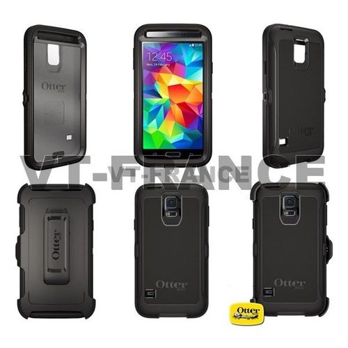 Coque Anti Choc Otterbox Defender Pour Samsung, Smartphone: Galaxy S5 Noir