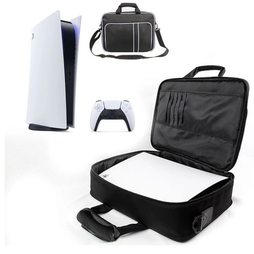 Porte-Documents De Luxe Pour Ps5 Console Manettes Sac À Bandoulière Protection Sacoche Voyage Pour Sony Playstation 5 Étui De Transport