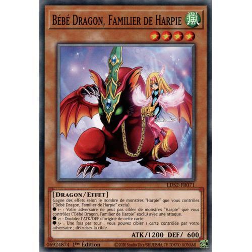 Yugioh! Lds2-Fr071 Bébé Dragon, Familier De Harpie