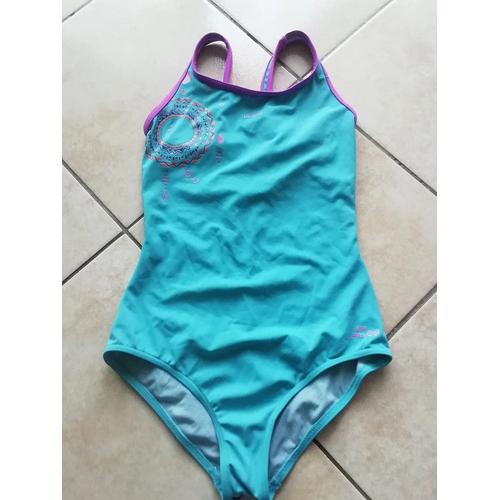 Maillot De Bain Une Pièce Taille 10 - 11 Ans.