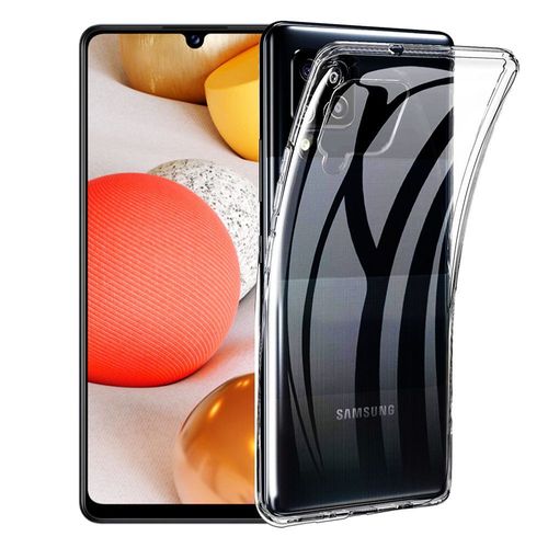 Coque Silicone Pour Samsung Galaxy A42 5g 6.6" Gel Ultraslim Et Ajustement Parfait - Transparent