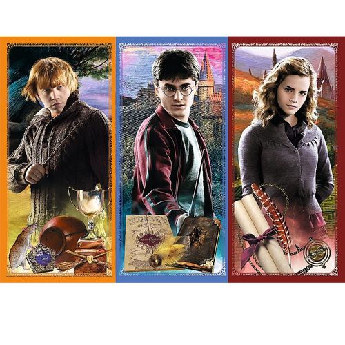 Puzzle 200 Pi?Ces - Trefl - Harry Potter - Dessins Anim?S Et Bd - Age Minimum 7 Ans