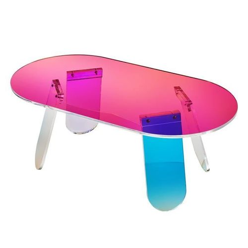 Table Acrylique - Vevor - 950 X 500 X 350 Mm,12 Mm D'épaisseur Charge Maximale 25 Kg,Pour Chambre Balcon Café