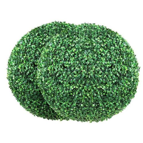 Buis Topiaire Artificiel-VEVOR-508 mm Boule de Buis Artificiel Extérieur,Feuilles Remplaçables-pour Décoration Intérieur Jardin
