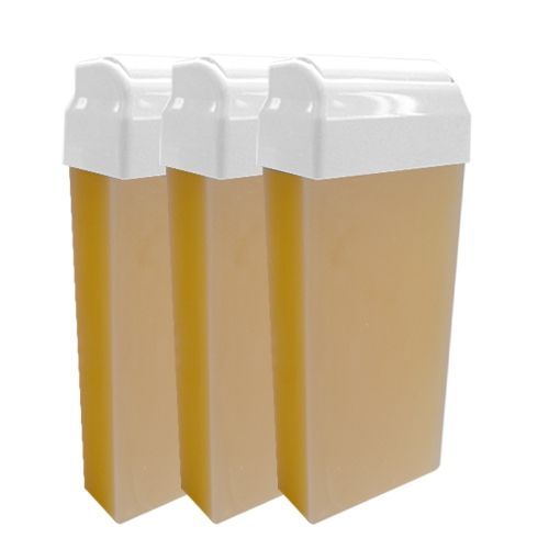 Lot De 3 Recharges Cartouches Cire Épilation Miel 