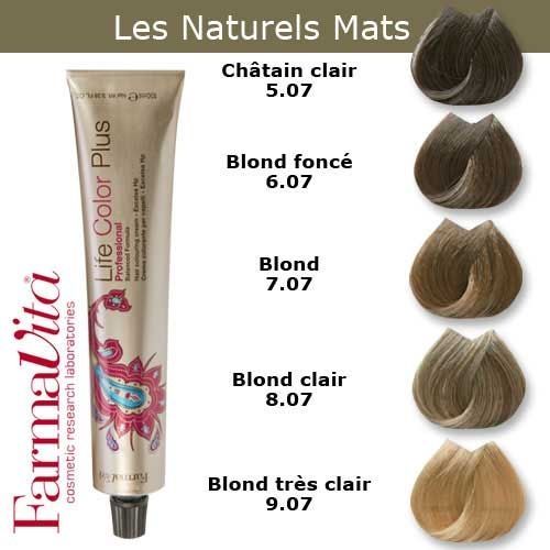 Coloration Cheveux Farmavita - Tons Naturels Mats Blond Très Clair Naturel Mat 9.07 