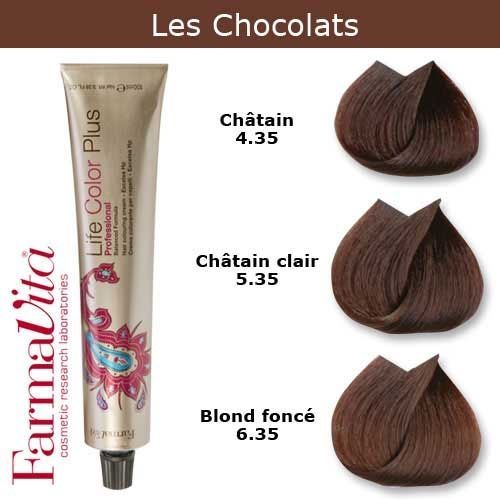 Coloration Cheveux Farmavita - Tons Chocolats Blond Foncé Chocolat 6.35 