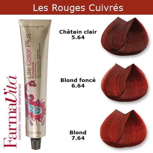 Coloration Cheveux Farmavita - Tons Rouges Cuivrés Châtain Clair Rouge Cuivré 5.64 