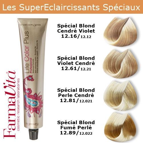 Coloration Cheveux Farmavita - Super Éclaircissants Spéciaux Spécial Blond Violet Cendré 12.61 