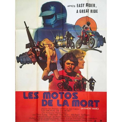 Les Motos De La Mort - Don Hulette - Affiche Originale Cinéma - 39,5 X 54 - 1979 -