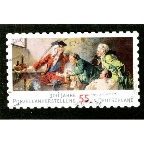 Timbre Oblitéré 300 Jahre Porzellanherstelling In Deutschland, 2010, 55