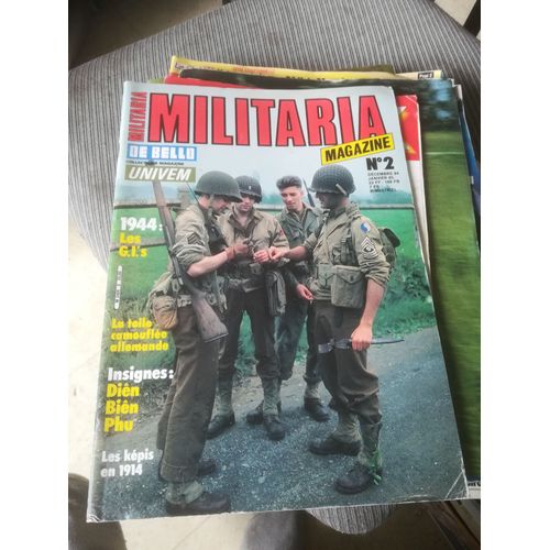 Militaria Magazine 2 De 1984 Croix De Guerre,Gi Liberation,Kepi De Troupe,