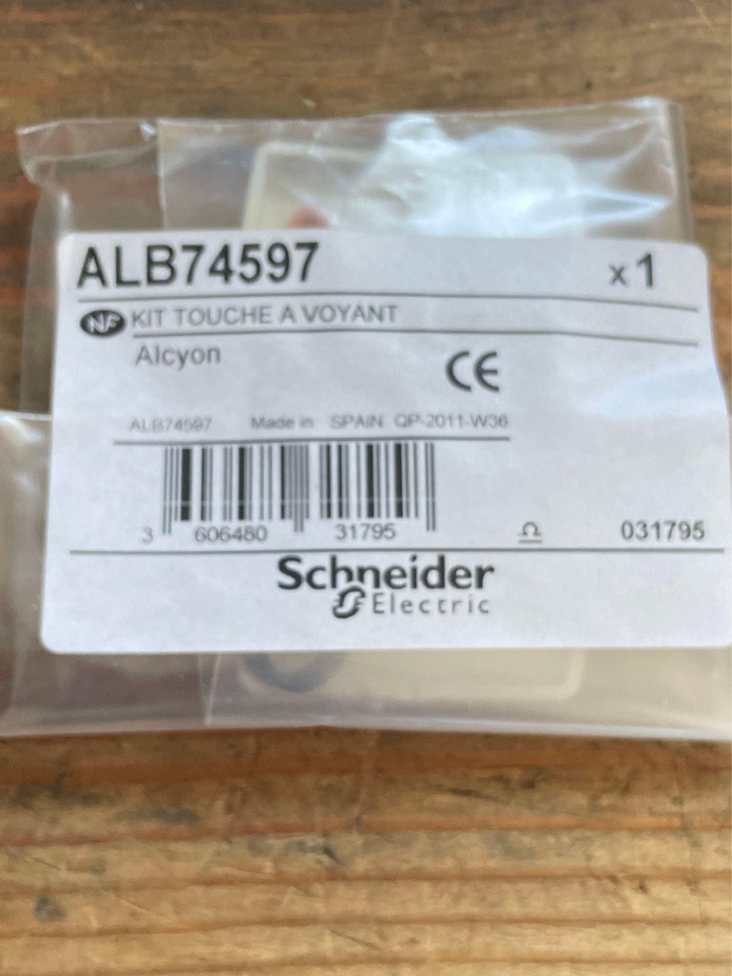 Kit touche voyant alcyon Schneider ALB74597