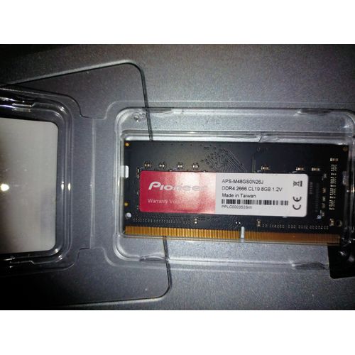 mémoire PC portable DDR4 2666 CL 19 8GB Pionner