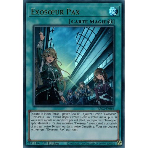 U Gi Oh Ra02 Fr066 Exosoeur Pax Ultra Rare