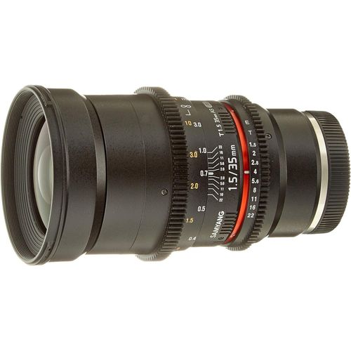 Samyang Objectif Pour Sony E 35 Mm T1,5 Vdslr Ii Noir