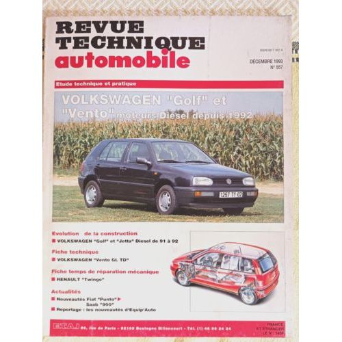 Revue Technique Volkswagen Golf Et Vento Diesel