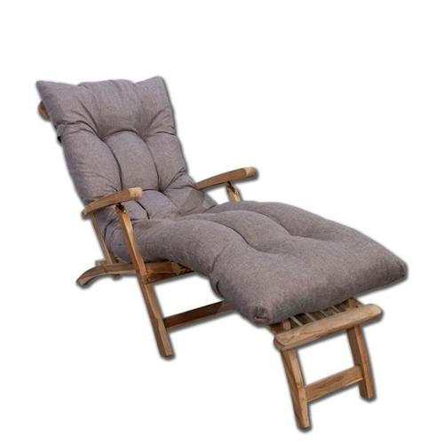 Bananair Coussin De Chaise Longue Bain De Soleil/ Matelas Pour Transat - Coussin Pour Chaise Extérieure - Fabriqué En France