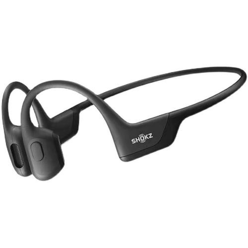 SHOKZ Openrun Pro, Casque Conduction Osseuse - Bluetooth Sport sans Fil, Sports - Noir