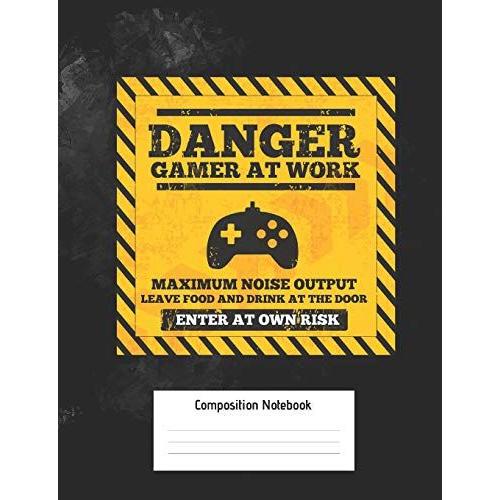 Danger Gamer At Work Compositi
