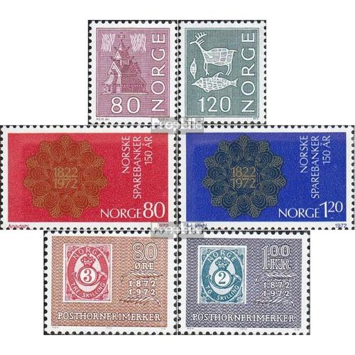 Norvège 633-634,635-636,637-638 (Complète Edition) Oblitéré 1972 Timbres, Sparkasse, Horn