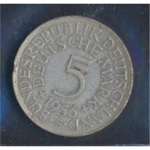 Rfa (Fr.Allemagne) Jägernr: 387 1956 F Très Déjà Argent 1956 5 All (9331840