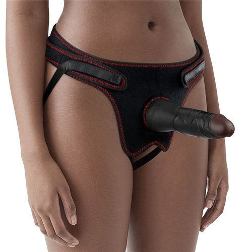 Sextoys - Gode Ceinture - Gode Ceinture Easy Strap-On 17,5 X 5 Cm Marron