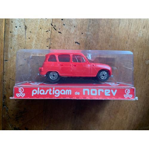 Renault 4l Berline Plastique Norev 353 R Avec Boîte Plastigam-Norev