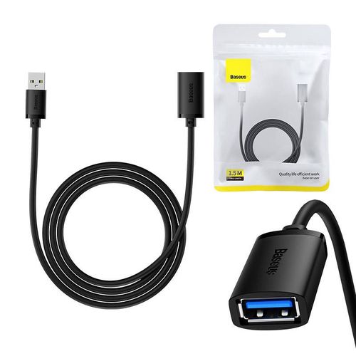 Usb 3.0 Extension Cable Baseus Male To Female, Airjoy Series, 1.5m (b
