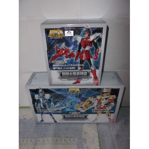 Lot Myth Cloth Saint Seiya Steel : « Les 3 Chevaliers D'acier » (Ushio, Dachi & Sho) - Première Version