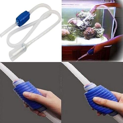 Pompe De Changement D'eau Sous Vide Nettoyeur D'aquarium Entretien Du Gravier Filtre Pour Aquarium