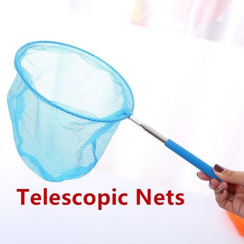 Filet De Pêche Télescopique En Acier Inoxydable Filet À Insectes Libellule Avec Tige En Acier Inoxydable Filet À Poisson Pour Enfants Outils De Nettoyage D'aquarium En Plein Air