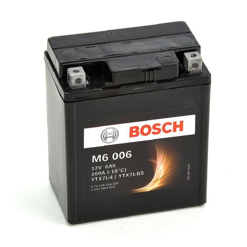 Bosch M6006 Batterie Moto Ytx7l-Bs - 12v Agm 6a/H-100a