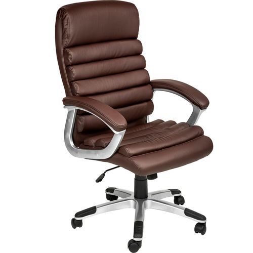 Fauteuil De Direction Rembourrage Ondul? - Marron