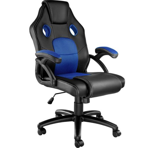 Chaise Gamer Mike - Noir/Bleu