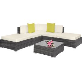 Canapé De Jardin Paris Modulable 5 Places - Gris