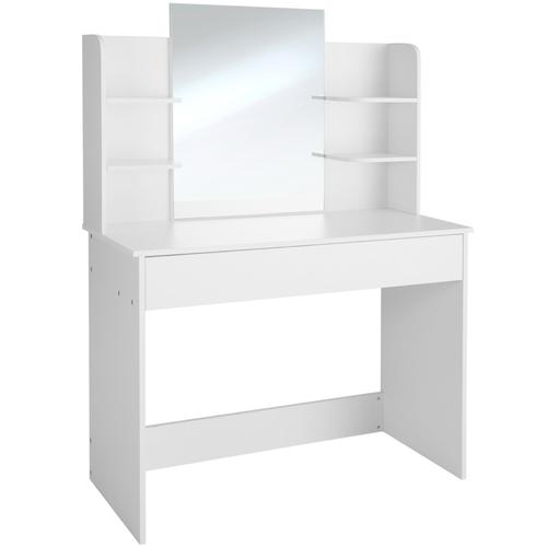 Tectake Coiffeuse Camille Avec Miroir Et Rangements