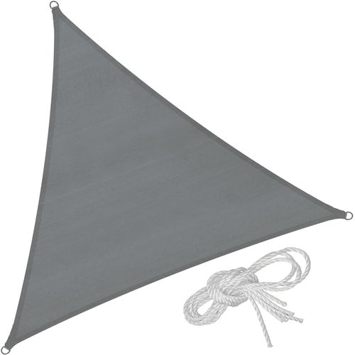 Voile D'ombrage Triangulaire, Gris - 500 X 500 X 500 Cm