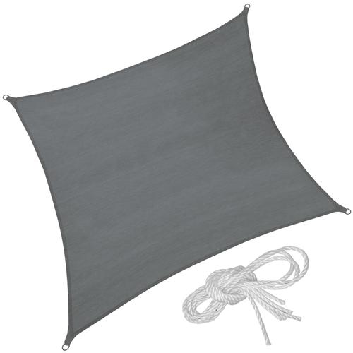 Voile D'ombrage Carr?E, Gris - 540 X 540 Cm